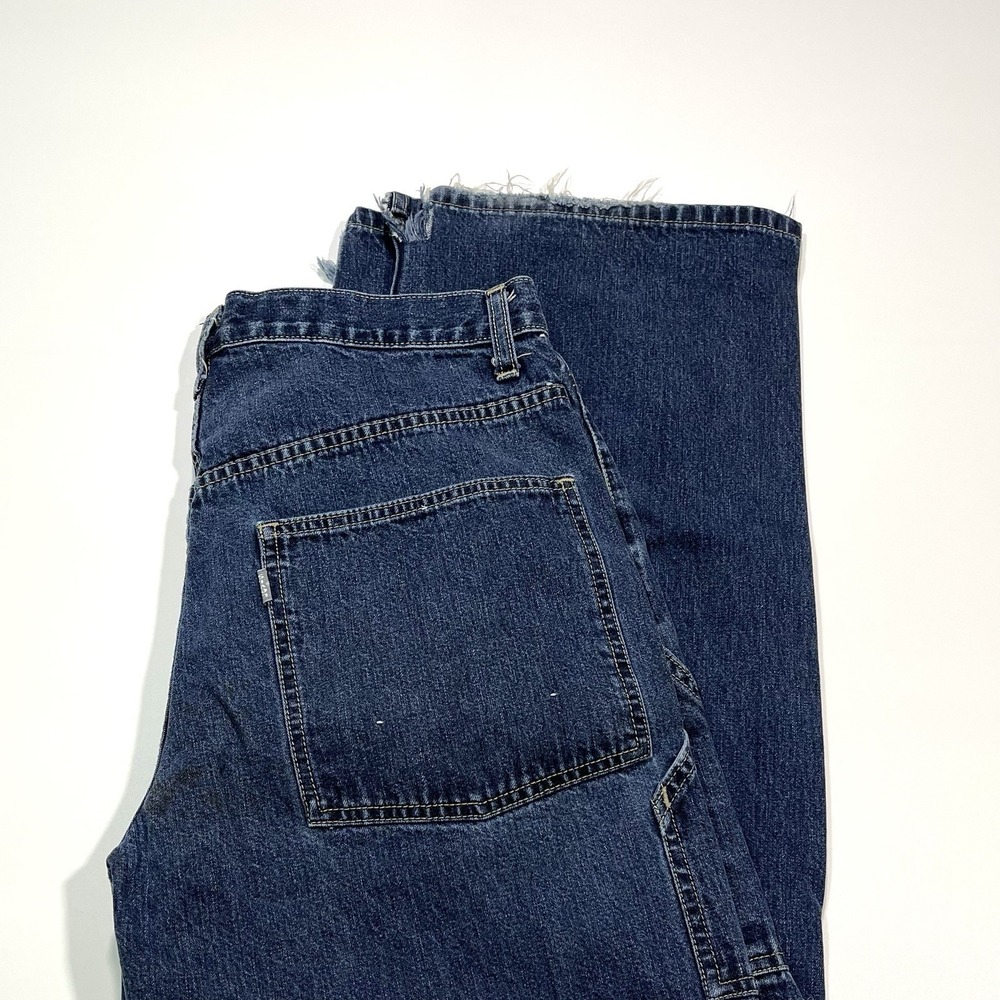 Vintage 90s Levi's SilverTab Jeans Mens 33x30 Blue Oversized Fit Distressed